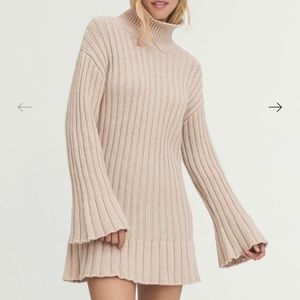 Something Navy Romey Turtleneck Sweaterdress NWT